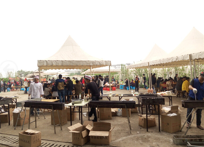 某大型企业百人美丽南方胤龙基地户外烧烤活动