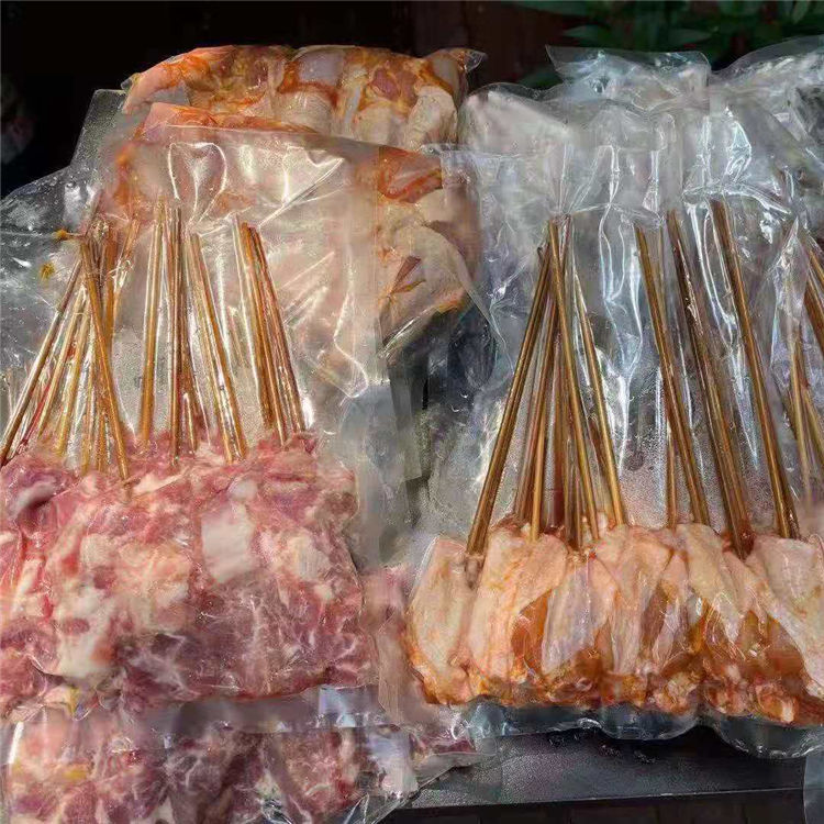 手工腌制肉串